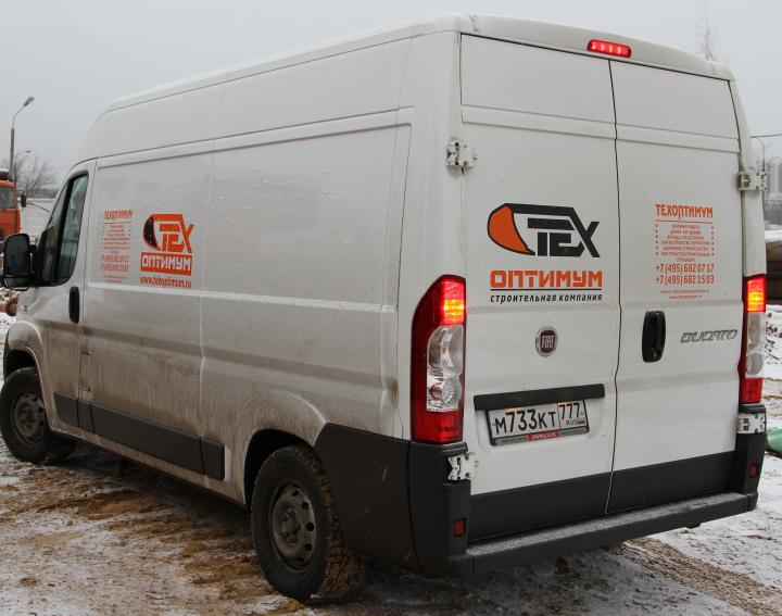 Компания Техоптимум-земляные работы.
Технический автомобиль FIAT Ducato компании Техоптимум.