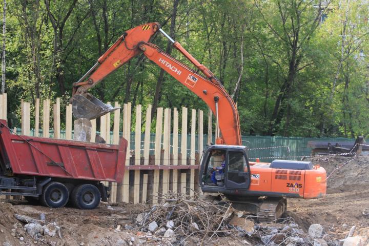 Компания Техоптимум-земляные работы.
Гусеничный экскаватор Hitachi ZX 330 компании Техоптимум.