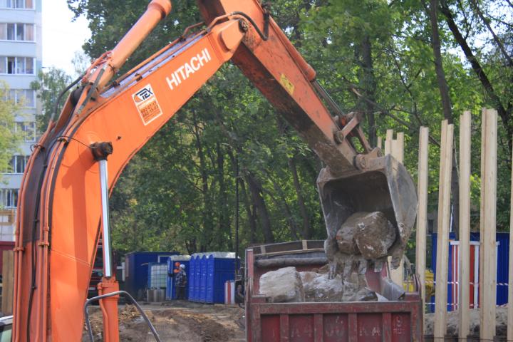 Компания Техоптимум-земляные работы.
Гусеничный экскаватор Hitachi ZX 330 компании Техоптимум.