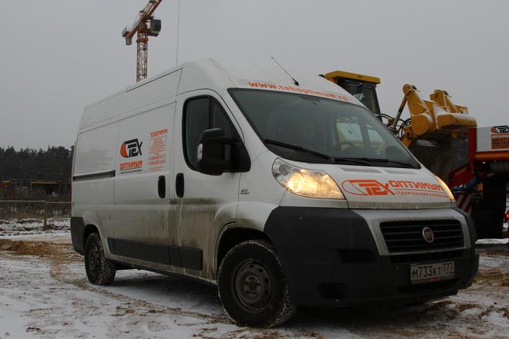 Компания Техоптимум-земляные работы.
Технический автомобиль FIAT Ducato компании Техоптимум.